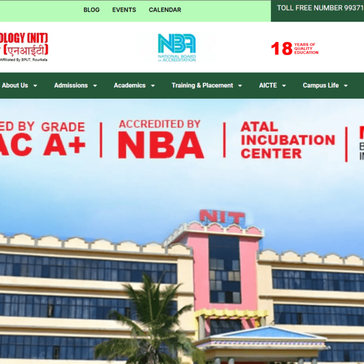 Engineering College Website Designing Company in Bhubaneswar