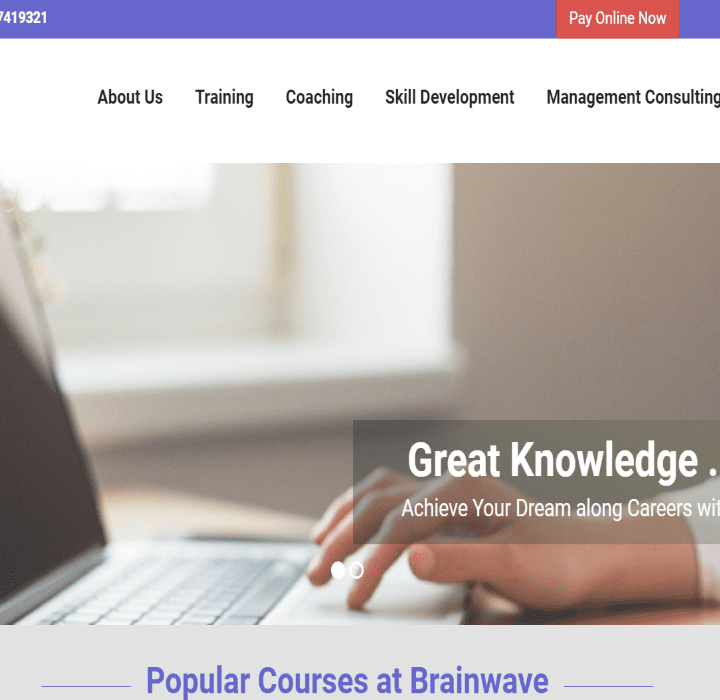 Brainwave Consultancy Bhubaneswar CMS Website Design