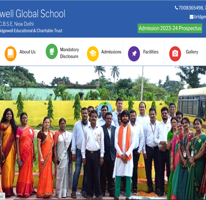 Bridgewell Global School - Education for Life CMS Website Design
