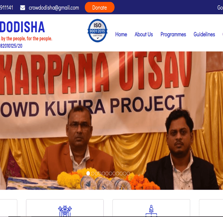 Non-Profits Transformative NGO Website Designing in Bhubaneswar