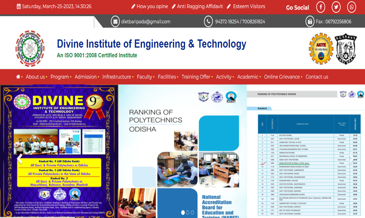 Engineering College Website Designing & Development