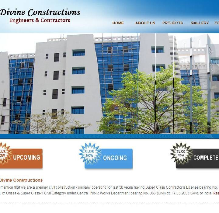 Divine Constructions Bhubaneswar -Website Design