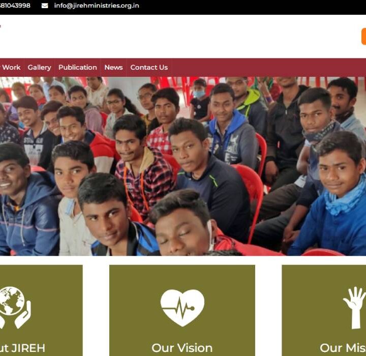 Dynamic CMS Website Design for Jireh Ministries