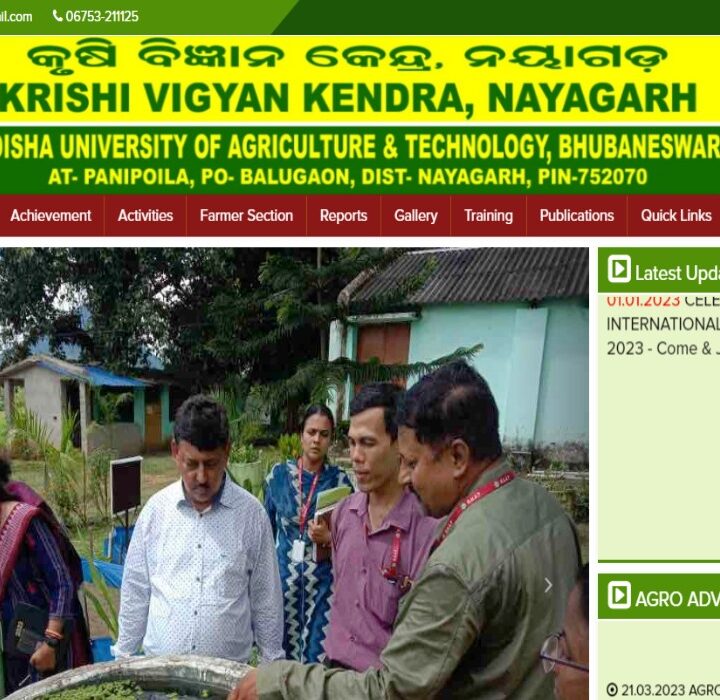 Dynamic CMS Website Design KVK Nayagarh