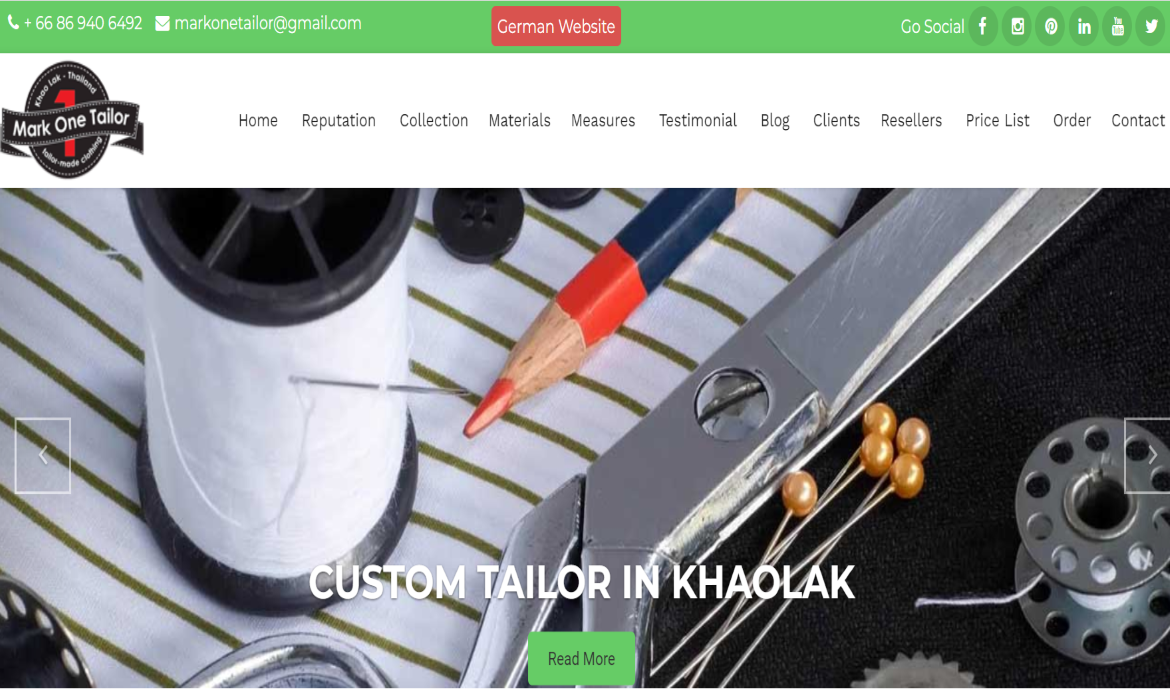 Khaolak Mark One Tailor: Custom Tailoring in Thailand