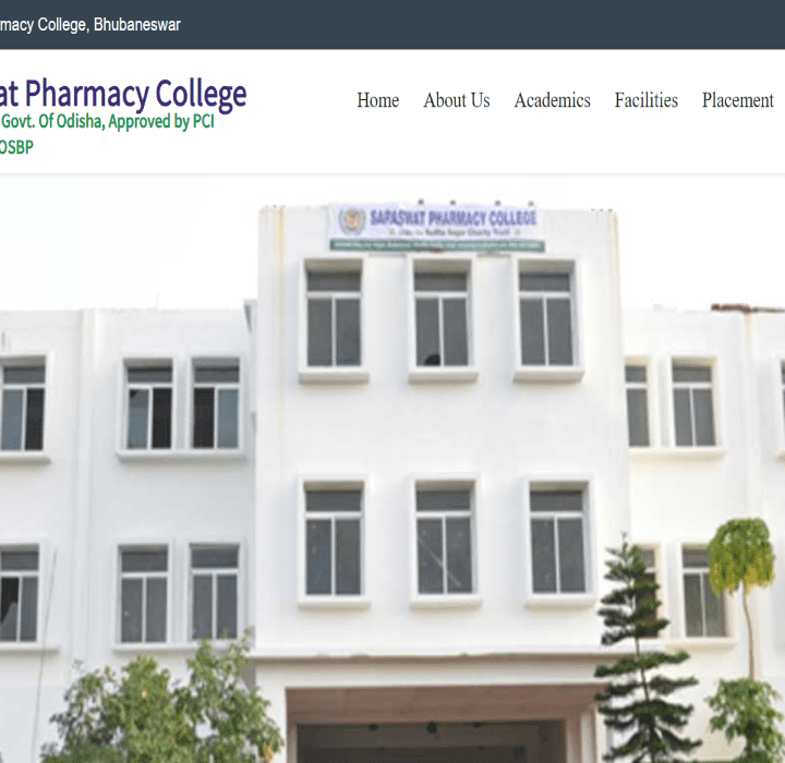 Saraswat Pharmacy College Bhubaneswar Odisha Website Design