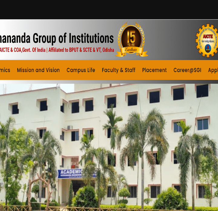 Suddhananda Group of Institution - Website Design & Development