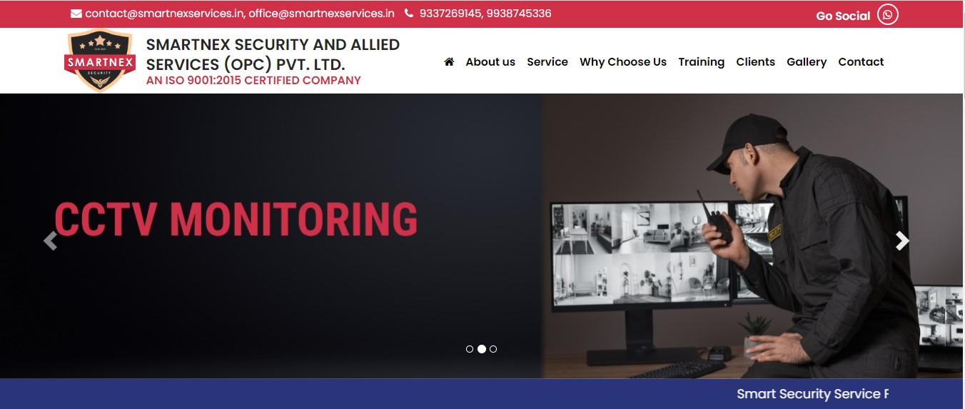Security Agency Website Design Company in Bhubaneswar