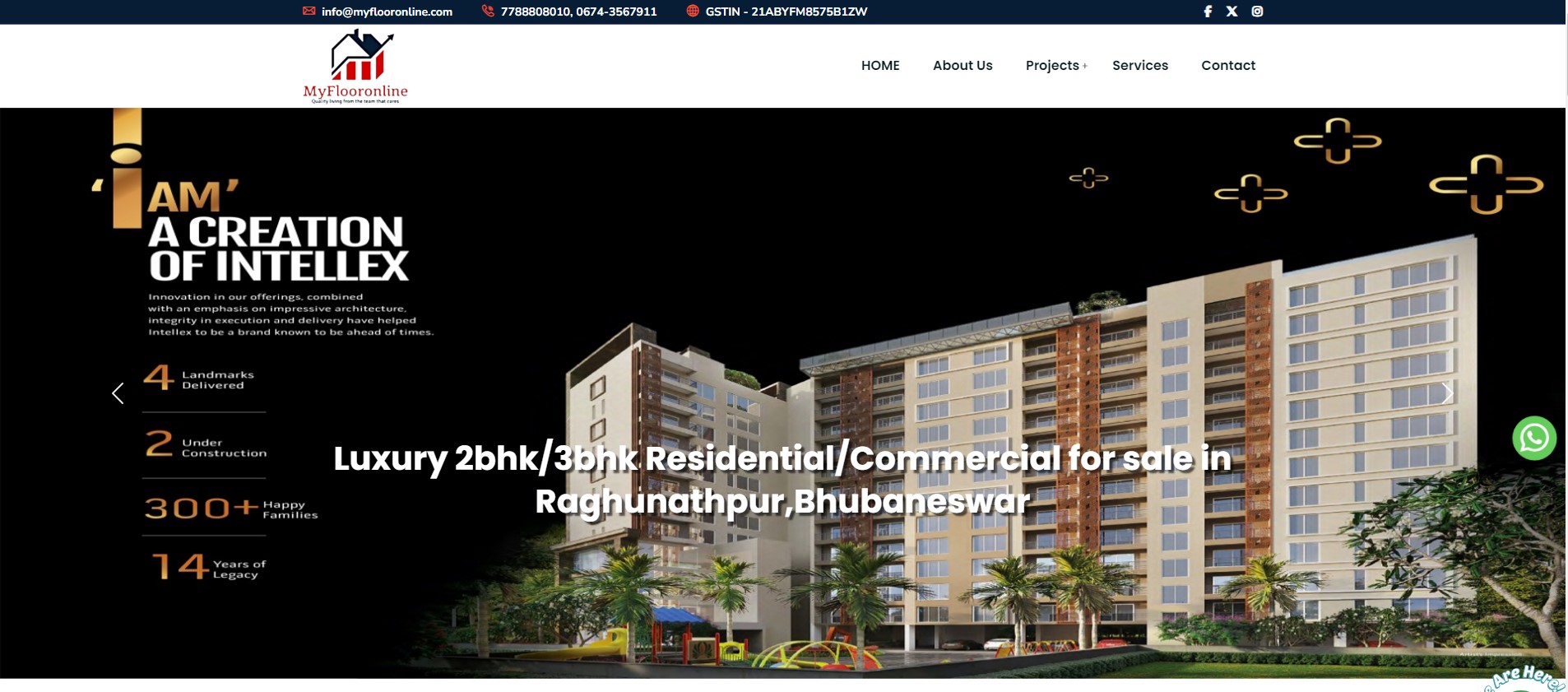 Real Estate Website Design Construction Website Design Bhubaneswar