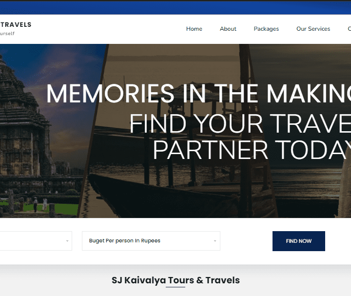 Tour & Travel Website Design Company in Bhubaneswar