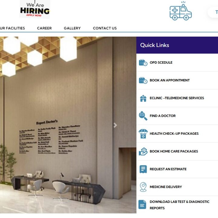 Hospital Website Designing Company Bhubaneswar | Medicant Hospital