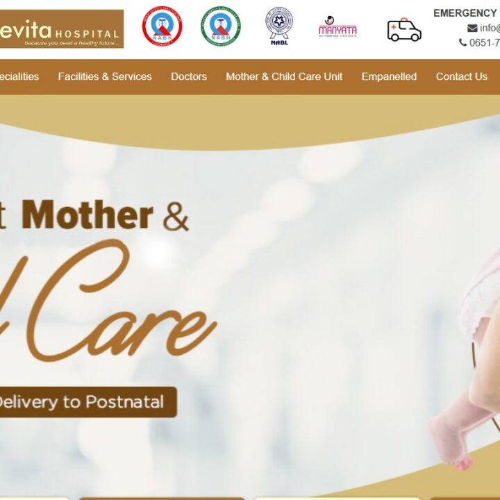 Hospital Website Designing Company Bhubaneswar | Santevita Hospital