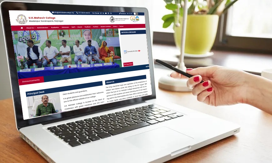 Arts College Website Design in Bhubaneswar – AH Web Solutions