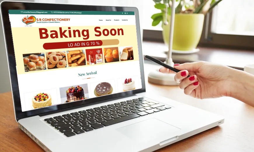 Bakery Website Design Services Bhubaneswar India
