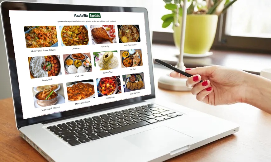 Catering Service Website Design in Bhubaneswar Ah Web Solution