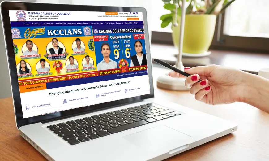 Commerce College Website Design in Bhubaneswar India