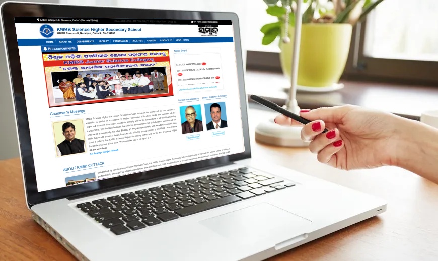 Plus 2 College Website Design in Bhubaneswar AH Web Solutions