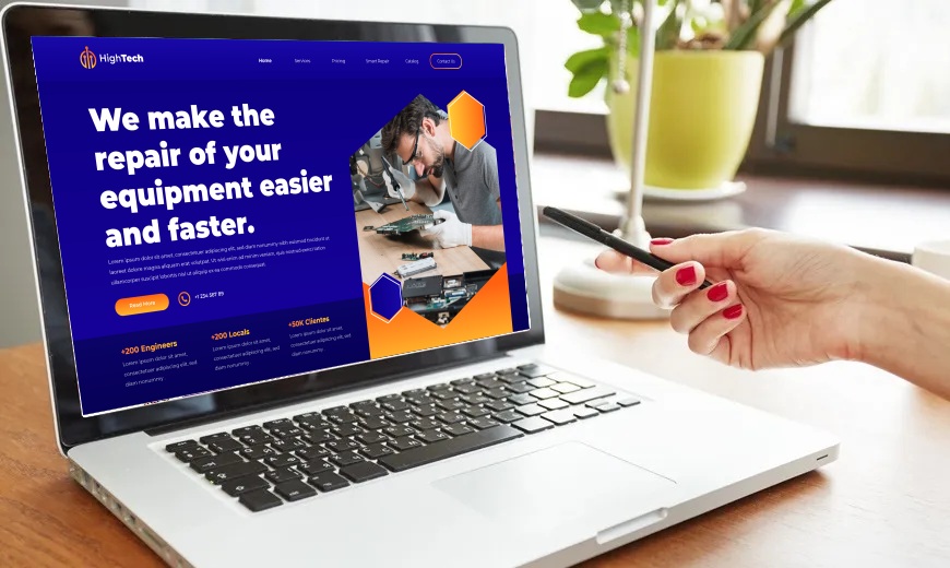 Mobile Repair Shop Website Design in Bhubaneswar