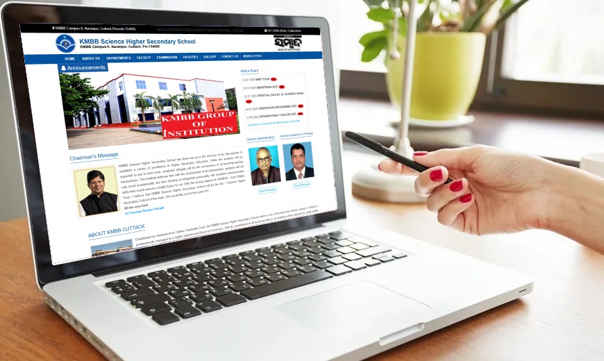 Science College Website Design in Bhubaneswar AH Web Solution
