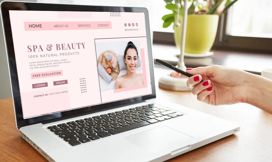 Spa website design in Bhubaneswar India | AH Web Solutions