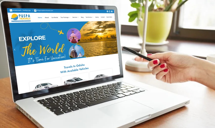 Website Designing Company for Tour and Travel in Bhubaneswar