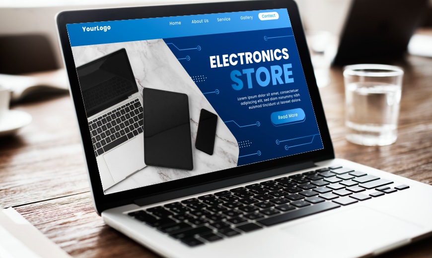 Electronics Store Website Design in Bhubaneswar, India