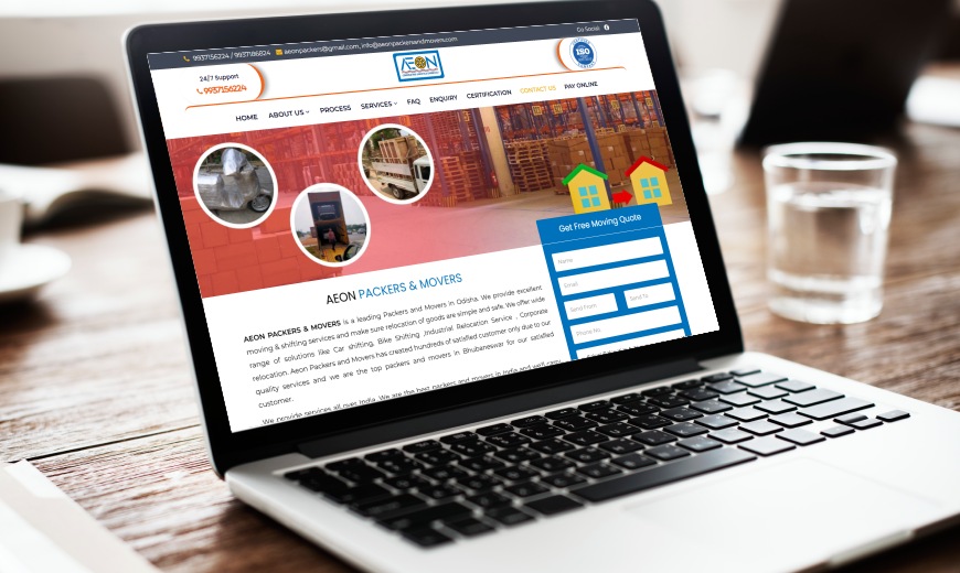 Packaging Company Website Design in Bhubaneswar, India