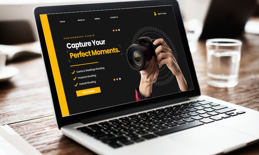 Photography and Videography Professionals website Designer
